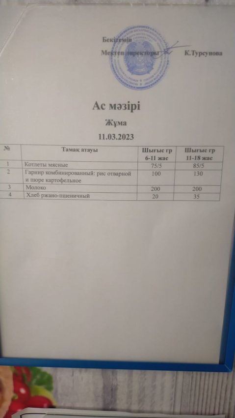 Ас мәзірі